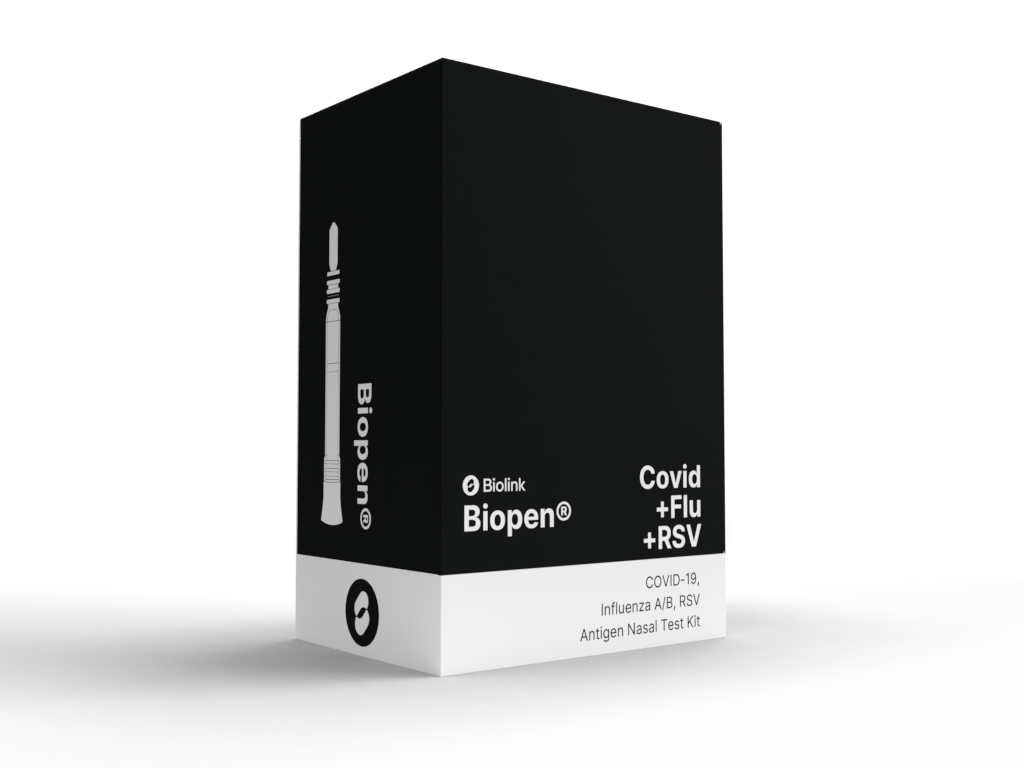 20-Pack Biopen® COVID-19 + Flu + RSV Nasal Test